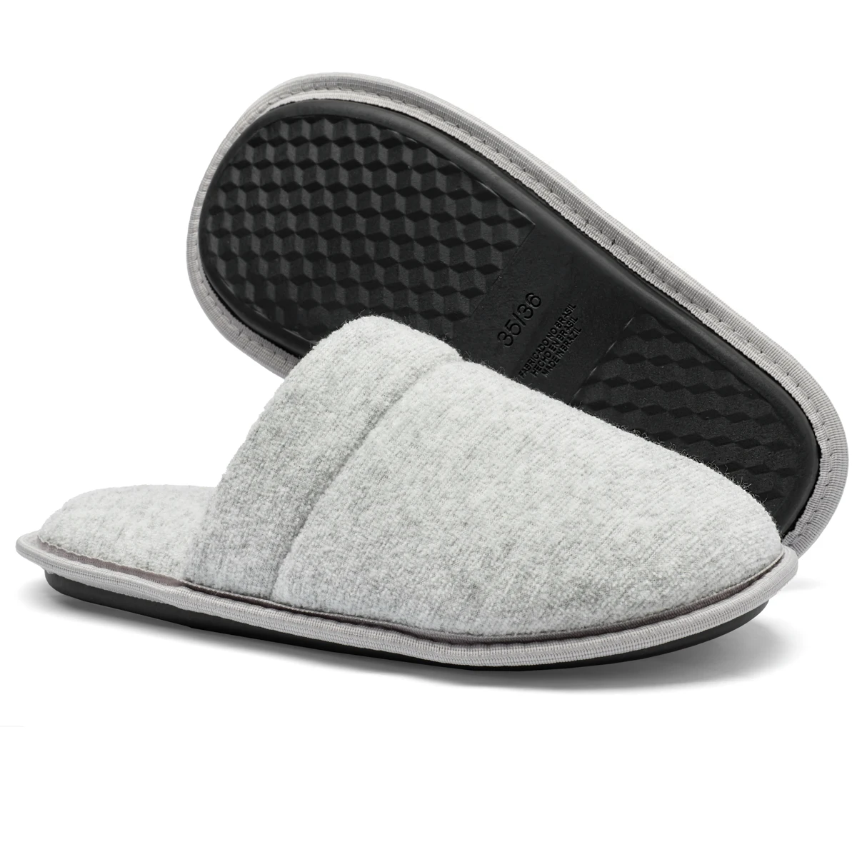 Pantufa Unissex Antiderrapante Chinelo de Quarto Tradicional