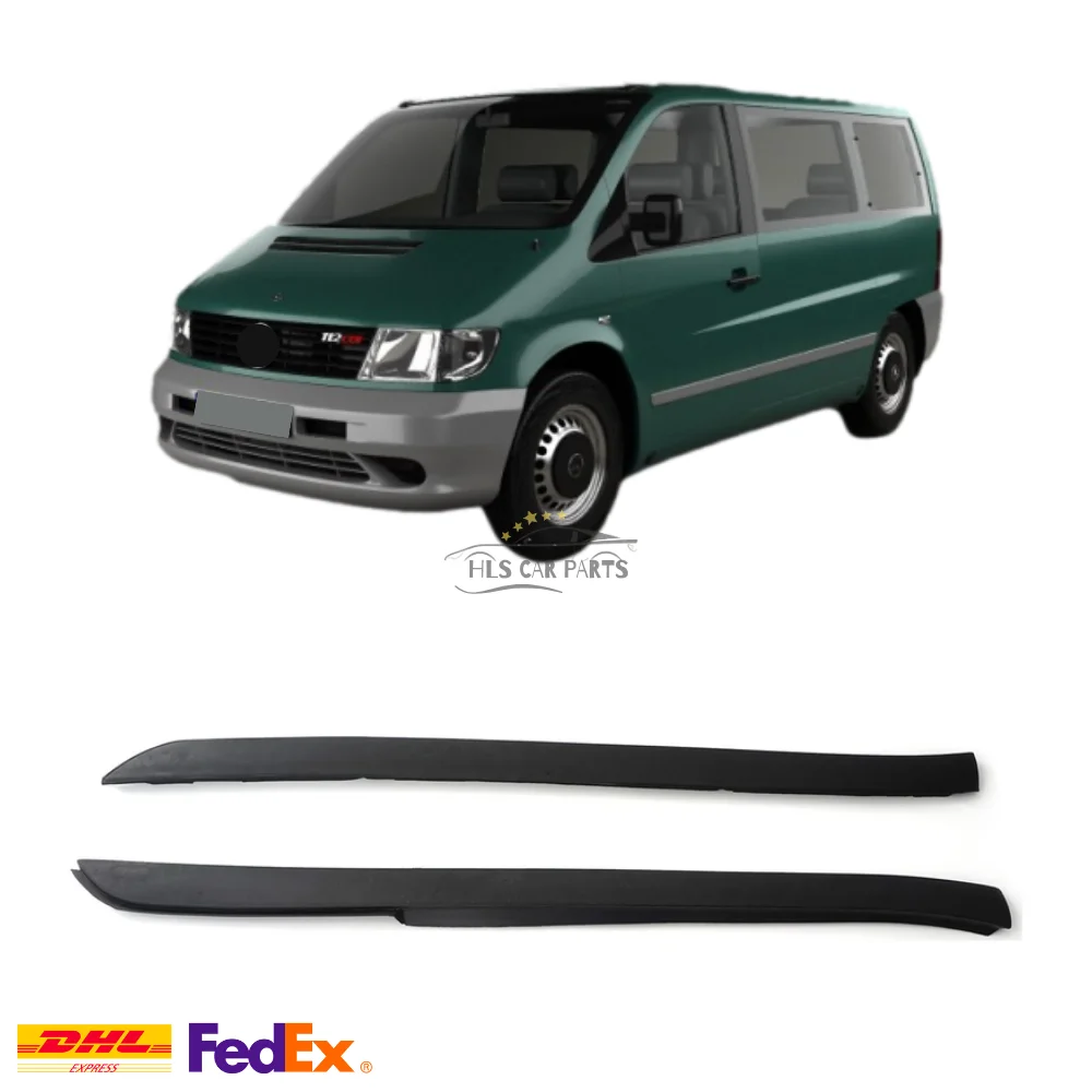 for Mercedes Vito W638 1996-2003 Front Windshield Glass Ornamental Trim Moulding Pillar Cover Left Right 6386980079 6386980179