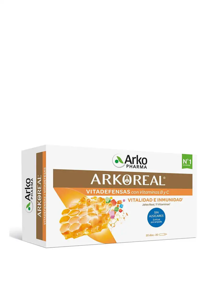 Arkopharma arkoreal vitamin royal jelly without sugar 20 ampoules. -Jelly suitable for diabetics.