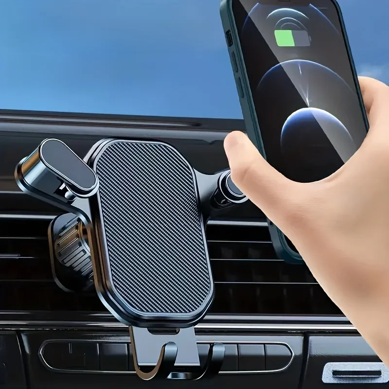 Uchwyt na telefon samochodowy klips na telefon do samochodu zamontować mobilny stojak na telefon wsparcie GPS na smartfona dla 4.7-6.7 Cal urządzenia mobilne — zdjęcie 2