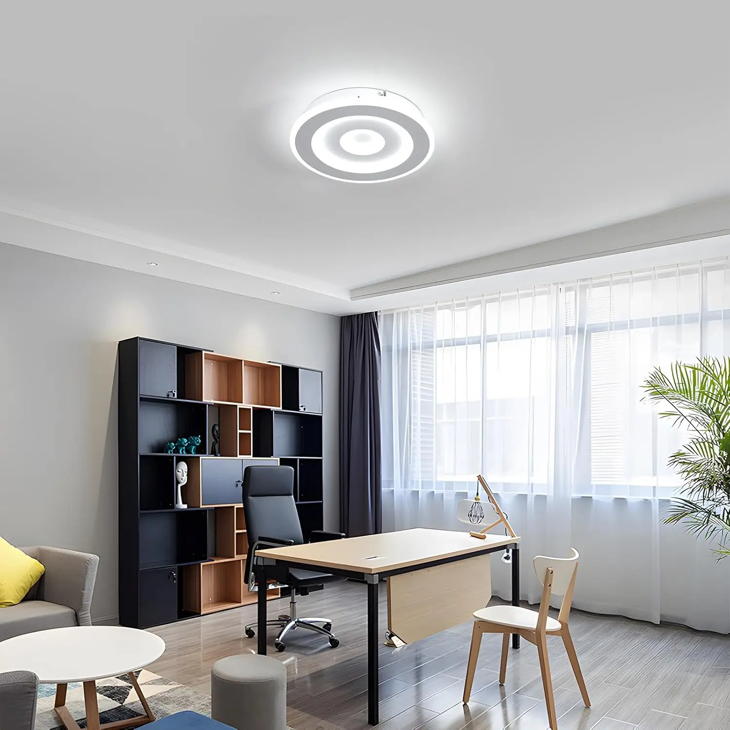 Runde LED-Deckenleuchte, moderne LED-Deckenleuchten 28 W für Flur, Schlafzimmer, Badezimmer, Küche, Wohnzimmer – Detail 6