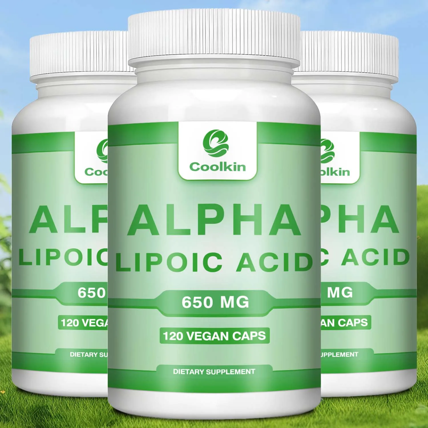 Alpha Lipoic Acid - ALA Supplement for Nerve, Energy and Metabolism Support, Antioxidant - 120 Capsules