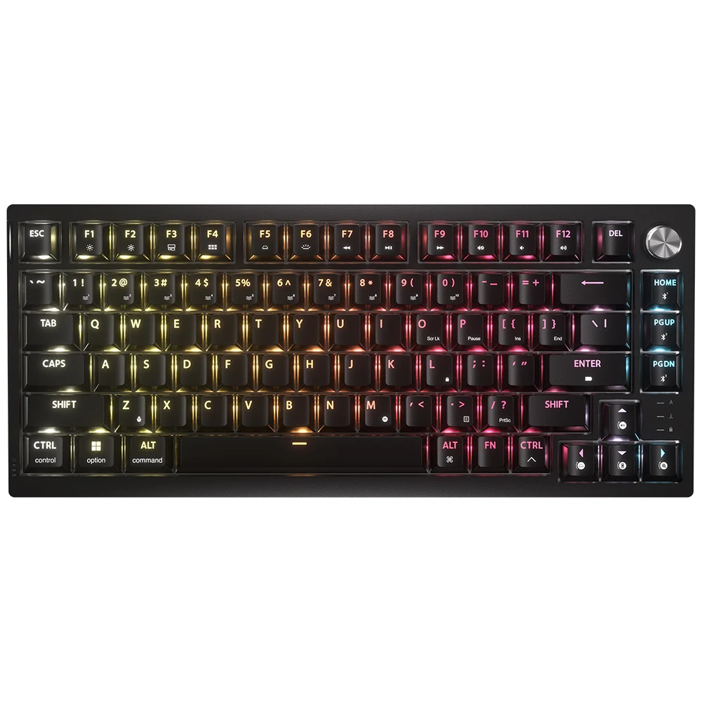 Kersair K65 RGB PLUS Wireless Hot Swap Gaming Mechanical Keyboard English Yellow Axis