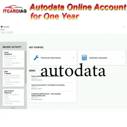 12 Months 2024 AUTODATA Online Account for Car Truck Auto Data Auto Repair Software One Year Service Autodata Software Update