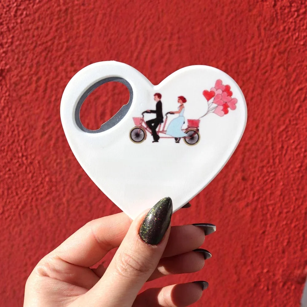 Gepersonaliseerde magneet flesopeners huwelijksgeschenken 10-100 stuks flesopener bruids douche feestartikelen dank u gunsten voor gasten - afbeelding 2
