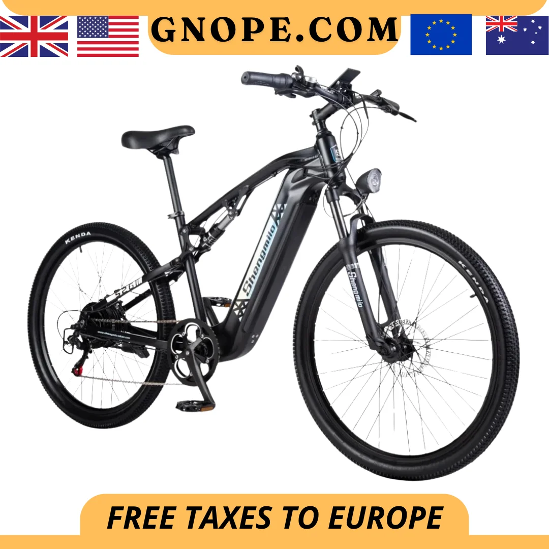 

Shengmilo S26 Electric Bike 27.5inch Adult E-Mountain Bike 500W Bafang Motor electric bicycle 48V17.5AH Samsung Battery e bike