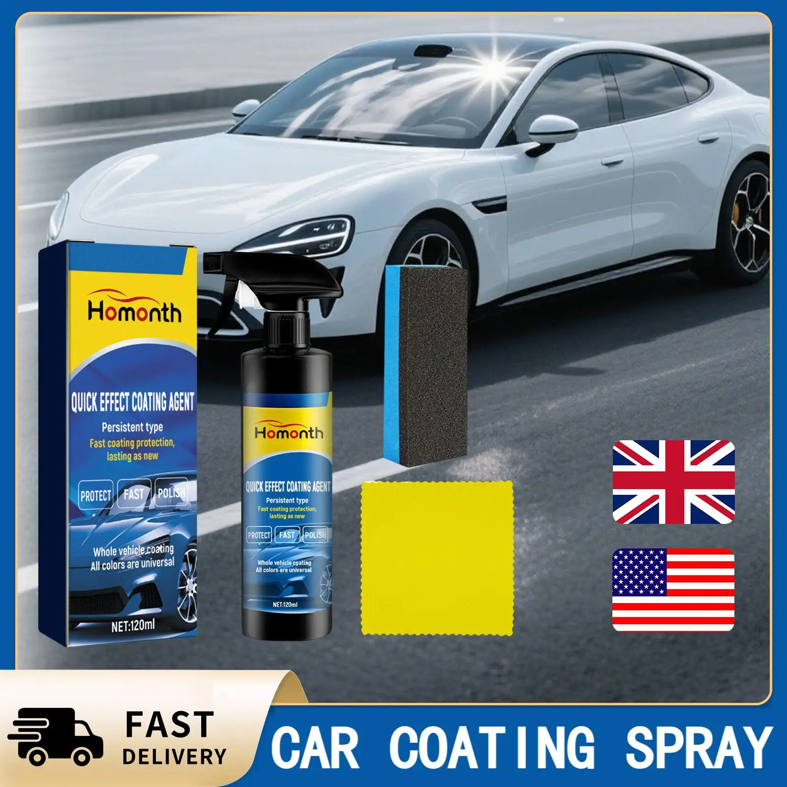 

Homonth 120 мл средство для нанесения автомобильной краски, автоповерхность, пылезащитное пятно, удаление керамического покрытия, обновление полировки краски, средство для покрытия