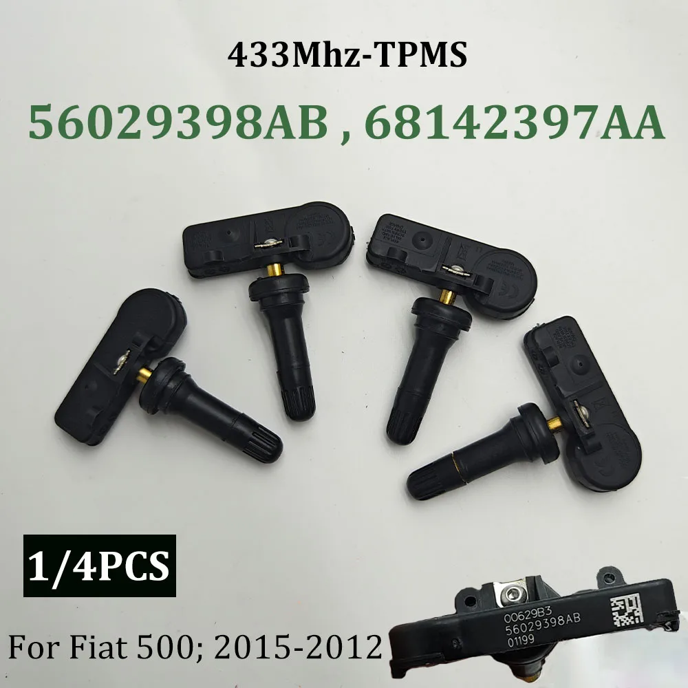 1/4PCS 56029398AB 433Mhz TPMS Tire Pressure Sensor For D-odge Grand Caravan 2015-2011 68142397AA 68241067AB