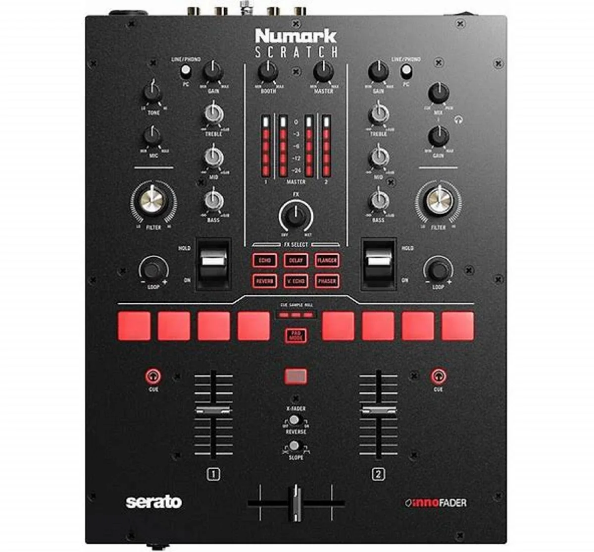 АУТЕНТИЧНЫЕ НОВЫЕ рождественские продажи 2-канальный DJ-микшер NuMark Scratch для Serato DJ Pro