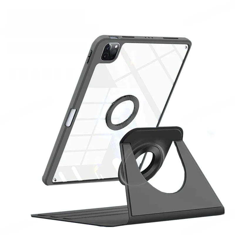 Dla iPad Air 4th 5th 10.9 Pro 11 12.9 13 calowy etui do ipada magnetyczny 10 10 10 10.2 9 8 7th Gen obracany odłączany obudowa tylna — zdjęcie 2