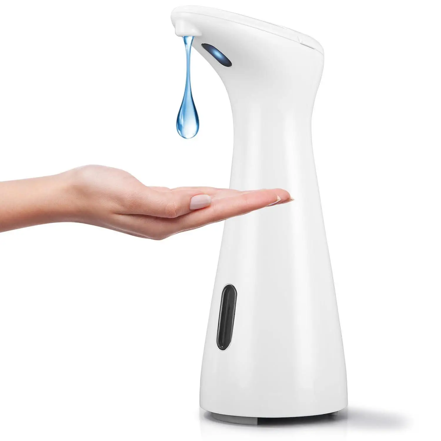 1 Set automatischer Seifenspender in Weiß, berührungslose Infrarot-Smart-Händedesinfektionsmaschine für Küche und Badezimmer, wandmontierbarer Flüssigseifenspender für die Arbeitsplatte, Geschenk für