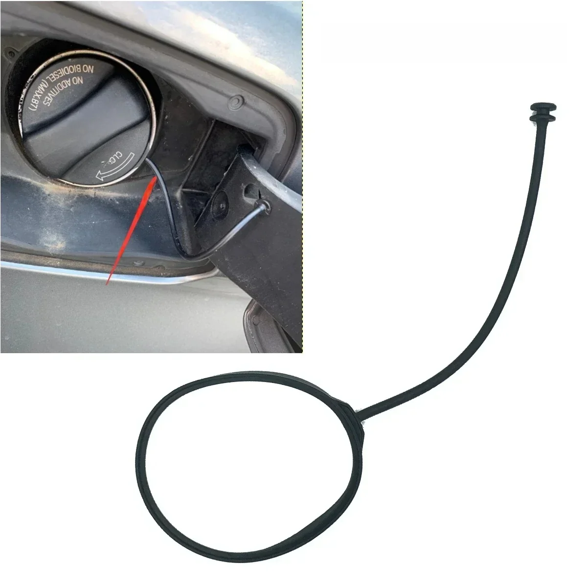 Auto Tankdeckel Schnur Halteband Für BMW 1 3 5 6 7 Serie E88 E82 E46 E90 E91 E92 E93 E39 E60 E61 Für MINI R50 16117222391