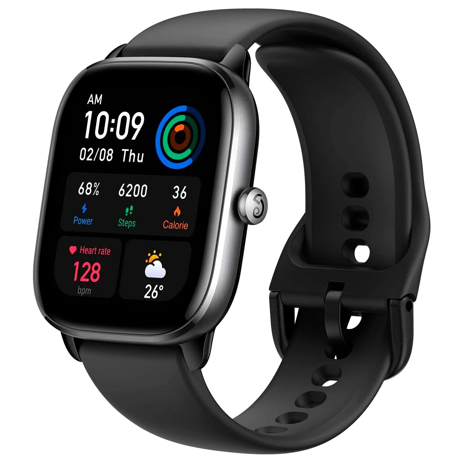 Amazfit Gts 4 Mini W2176OV1N 1,65 Amoled Touch Display Aluminum Alloy Case-Midnight Black