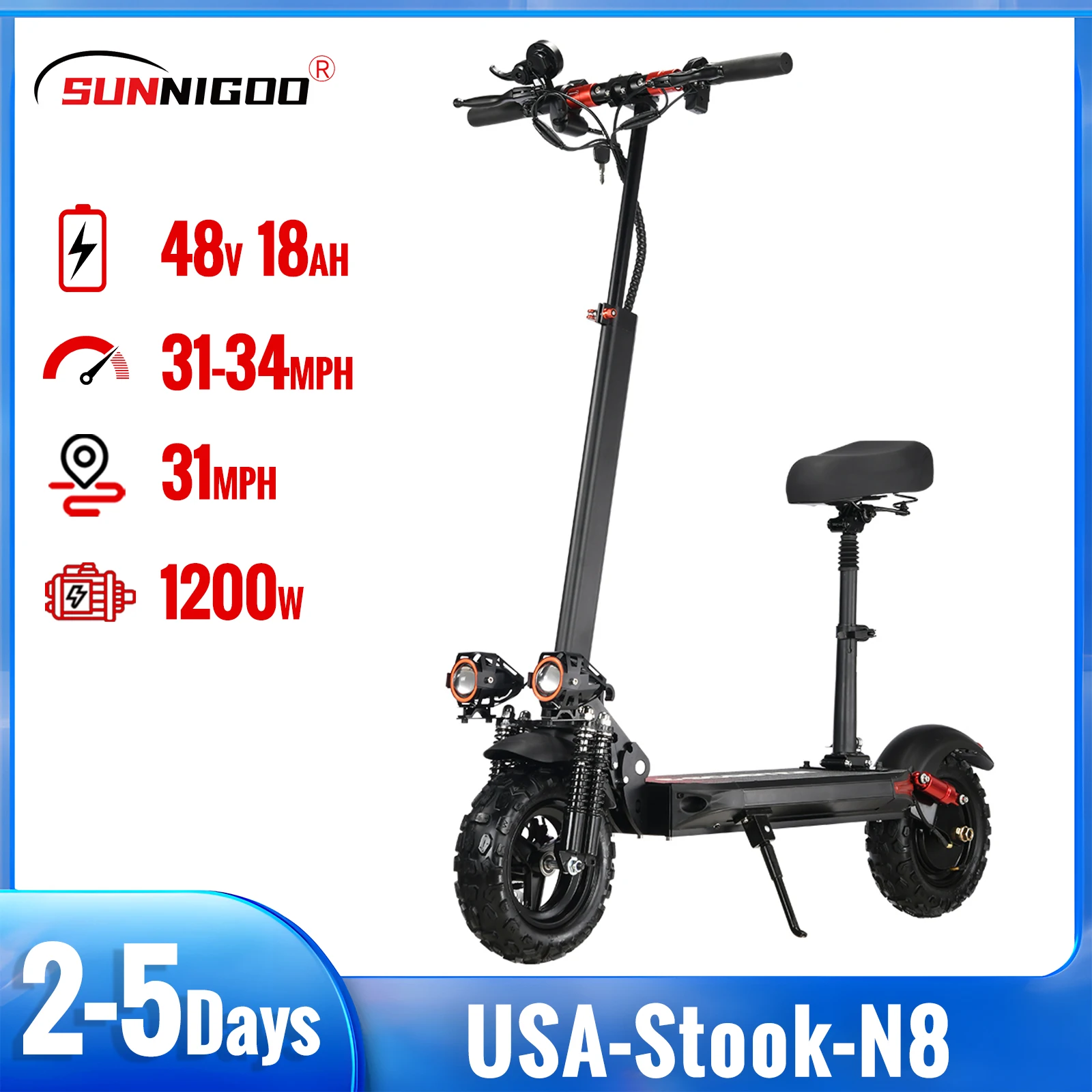 

Складной электрический скутер, двигатель мощностью 1200 Вт, максимальная скорость 34 миль в час, максимальные шины 11 дюймов, дальность действия 31 мили, со светодиодной подсветкой и сиденьем