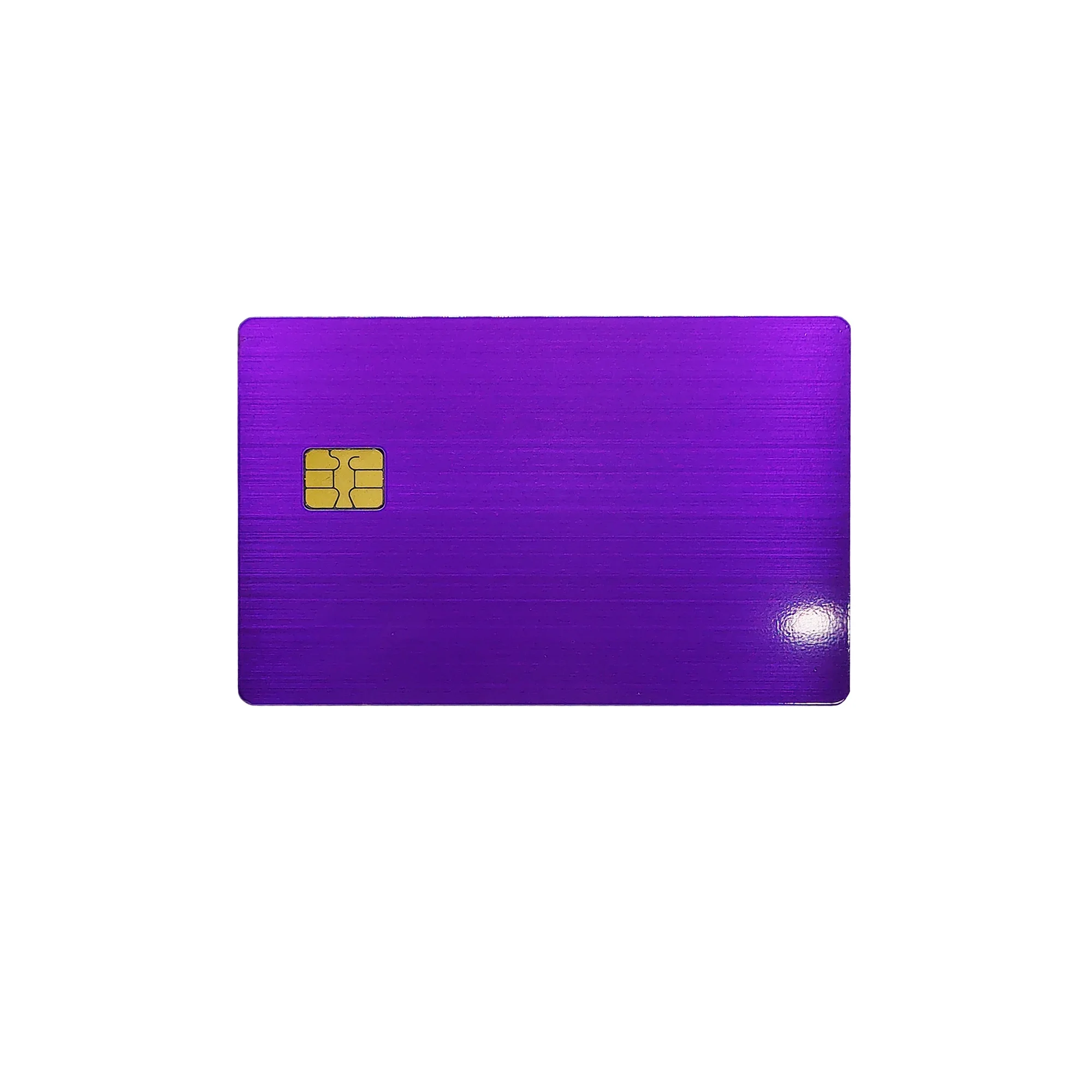 1 peças em branco nenhuma gravação de metal imprimível cartão de controle acesso de membro do