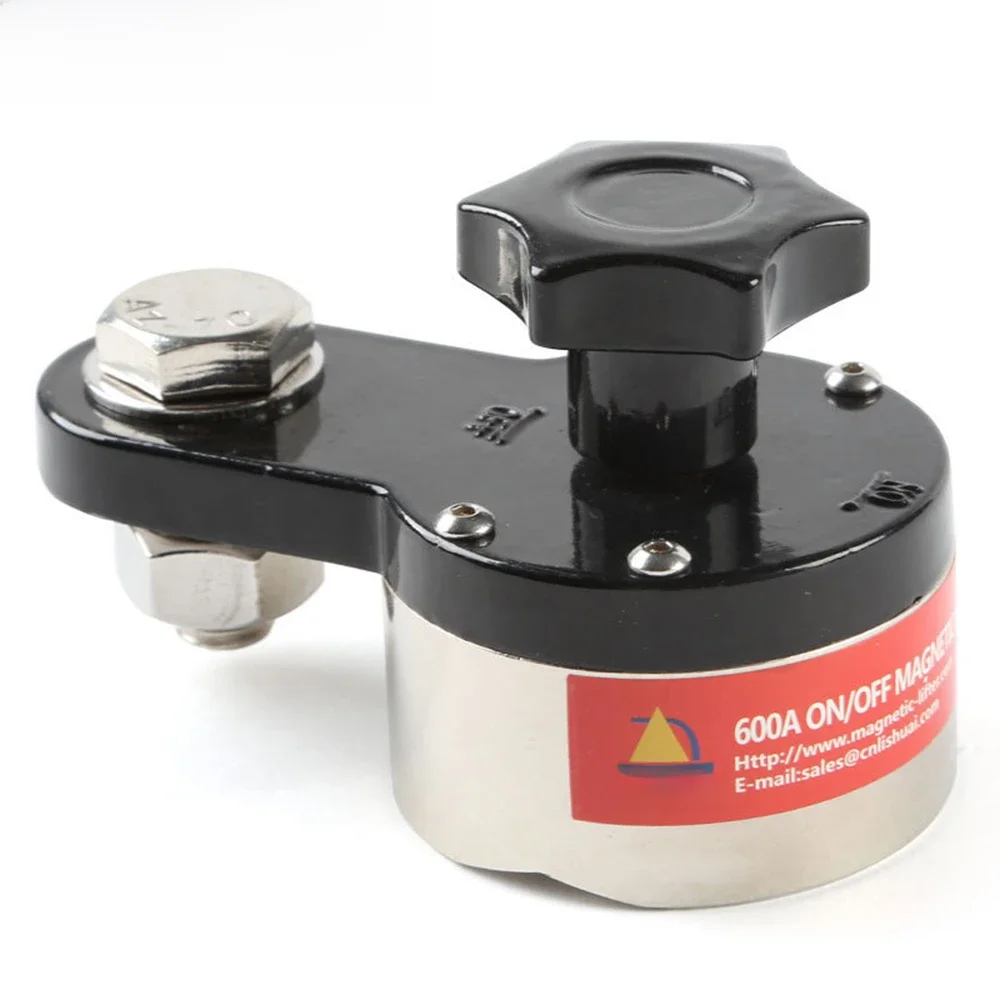 ALLSOME 200A/300A/600A Magnetyczne zgrzewanie Uziemienie Włączanie/Wyłączanie Lutowanie Zacisk uziemiający Żelazna spawarka Złącze magnesu neodymowego — zdjęcie 2