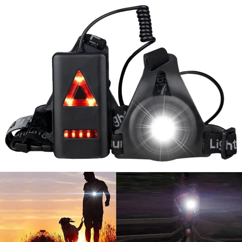 AliExpress VASTFIRE Outdoor Sport LED Night Running Light USB Rechargeable Chest Lamp Safety Jogging Warning Light Cycling Torch