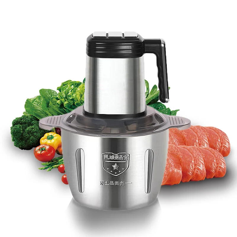 Electric Meat Grinders 304 Stainless Steel Food cruher Multifunctional vegtable Slicer Chopper Mincer Baby Food Processor