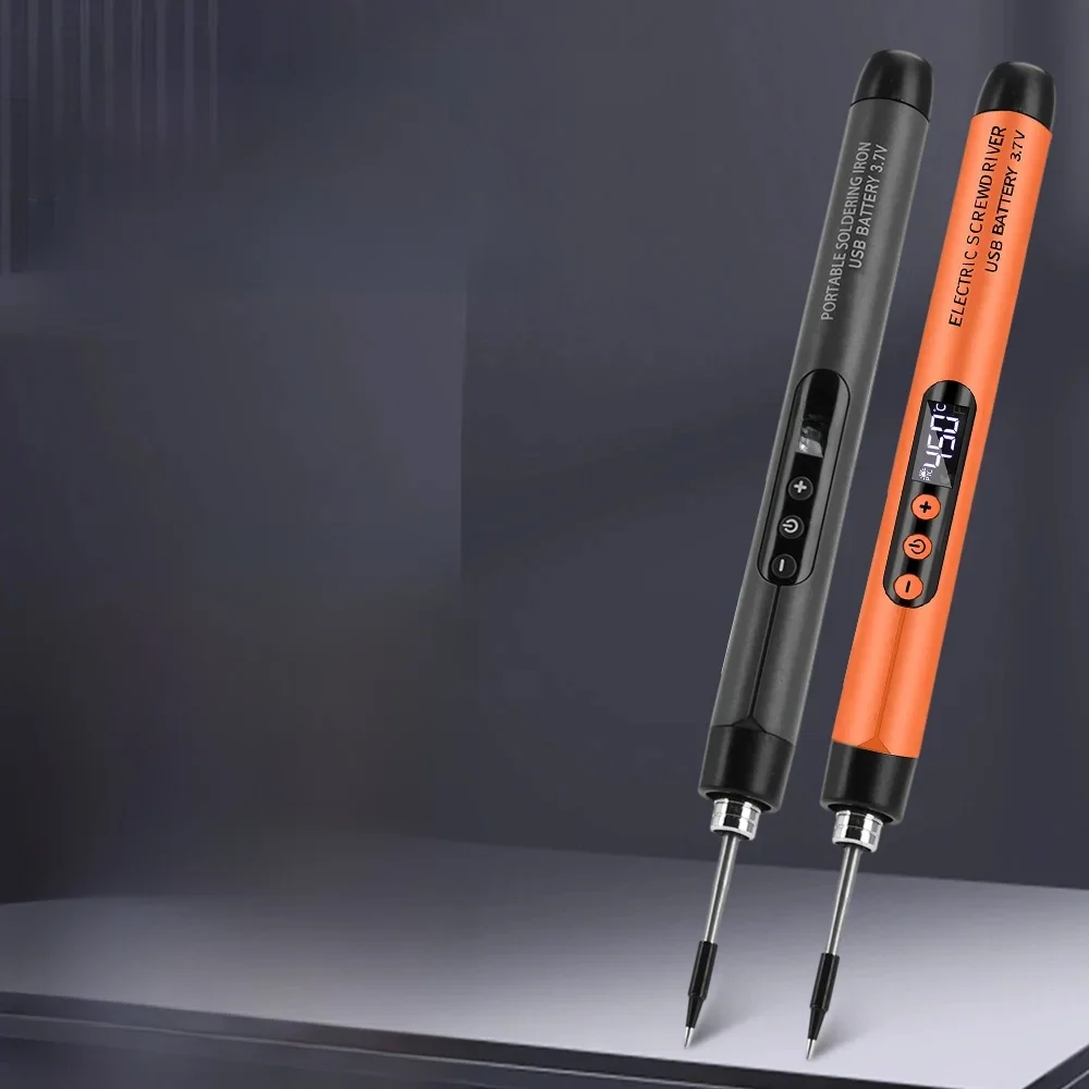 USB digitaal display soldeerbout Type C interface mini soldeerbout set 260-420 ℃   vijf temperatuurschakeling - afbeelding 2