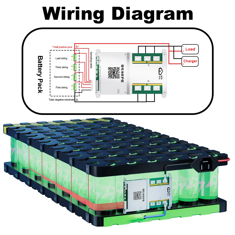 JIKONG 8S Active BMS B2A8S30 Smart BMS 2A Active Balance с BT RS485 Bluetooth 40A 100A 200A 300A Lifepo4 Li-Ion Lto Balancer