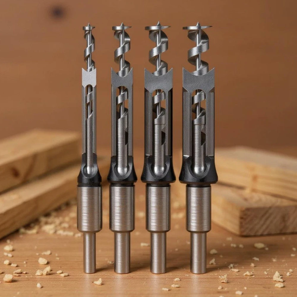 

4/7 шт. 6,4/8/9,5/10/12,7/14/46 мм набор сверл с квадратными отверстиями шнек долбежное сверло деревообрабатывающие сверла инструменты для дерева Carvi