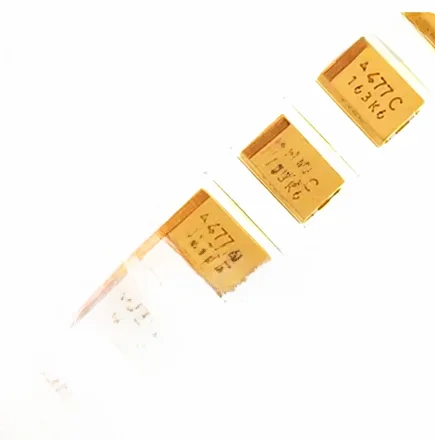 Oryginalny 10 sztuk/477C 470UF 16V E 7343 kondensator tantalowy — zdjęcie produktu 2