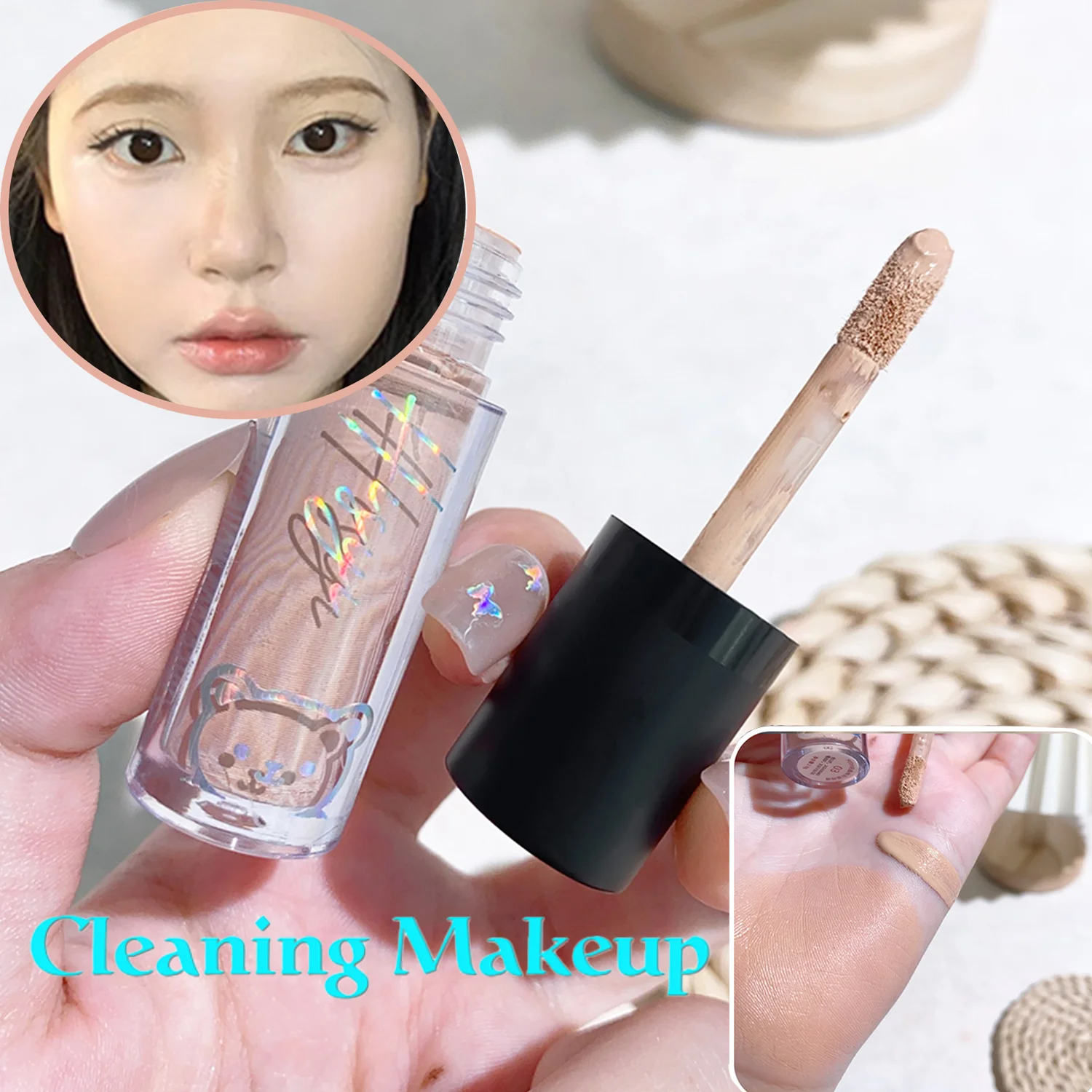 Professional Liquid Concealer – Correct Skin Tone & Cover Dark Circles for All-Day Wear