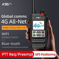 KSUN ZL35 sim card poc radio long range zello mobile phone 4g lte 200 500 km 1000 3000 mile walkie talkie de largo alcance