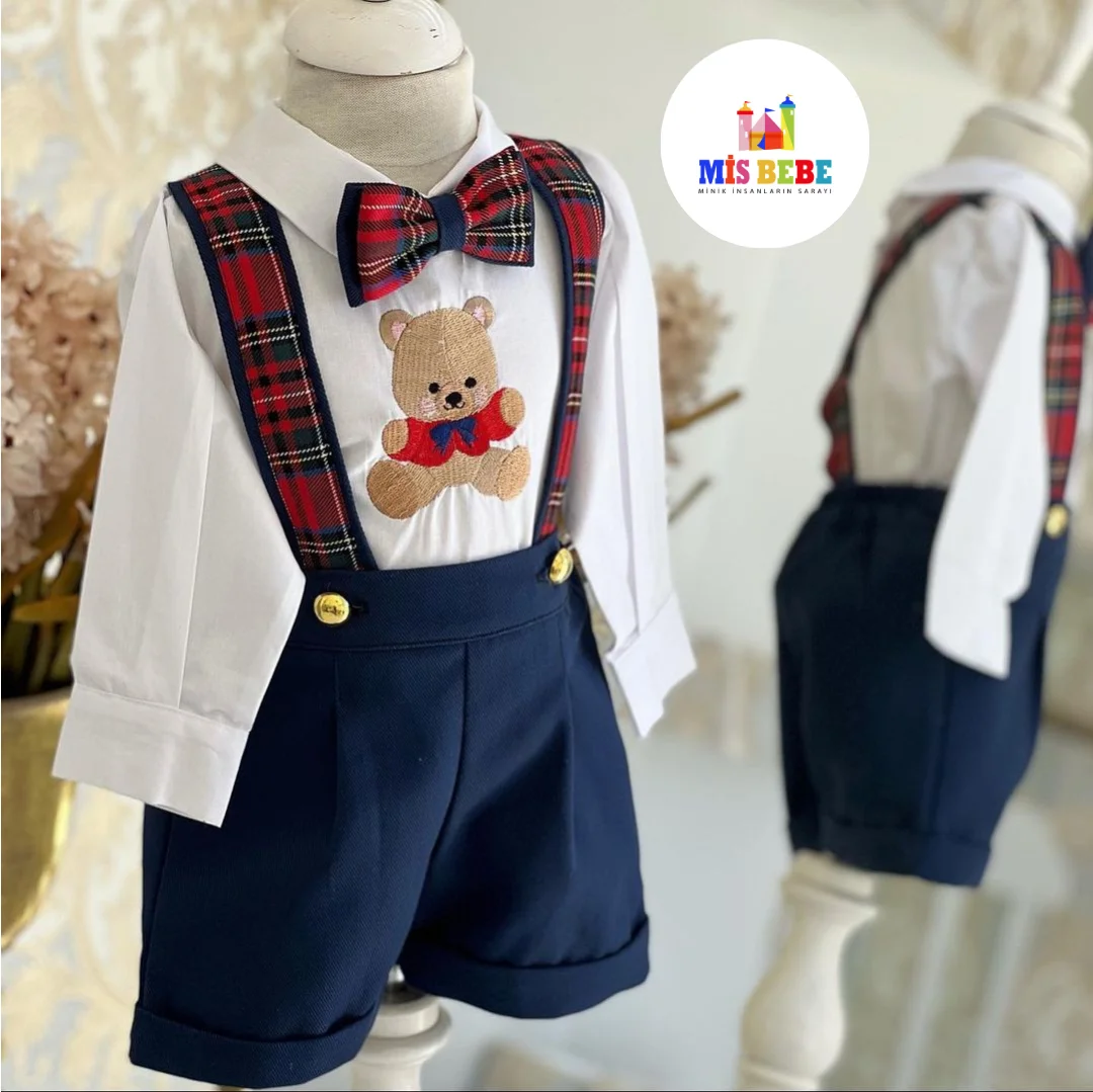 4-Pcs baby boy set clothing personalized outfit custom baby clothes winter spring birthday costume