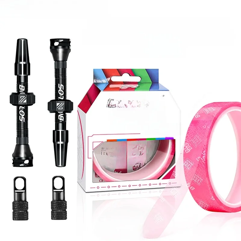 AliExpress BUCKLOS Bicycle Tubeless Valve 40mm 44mm Road Mountain Bike Presta Valve Bike Tubeless Rim Tape Bicycle Wheel Rim Tape Strip