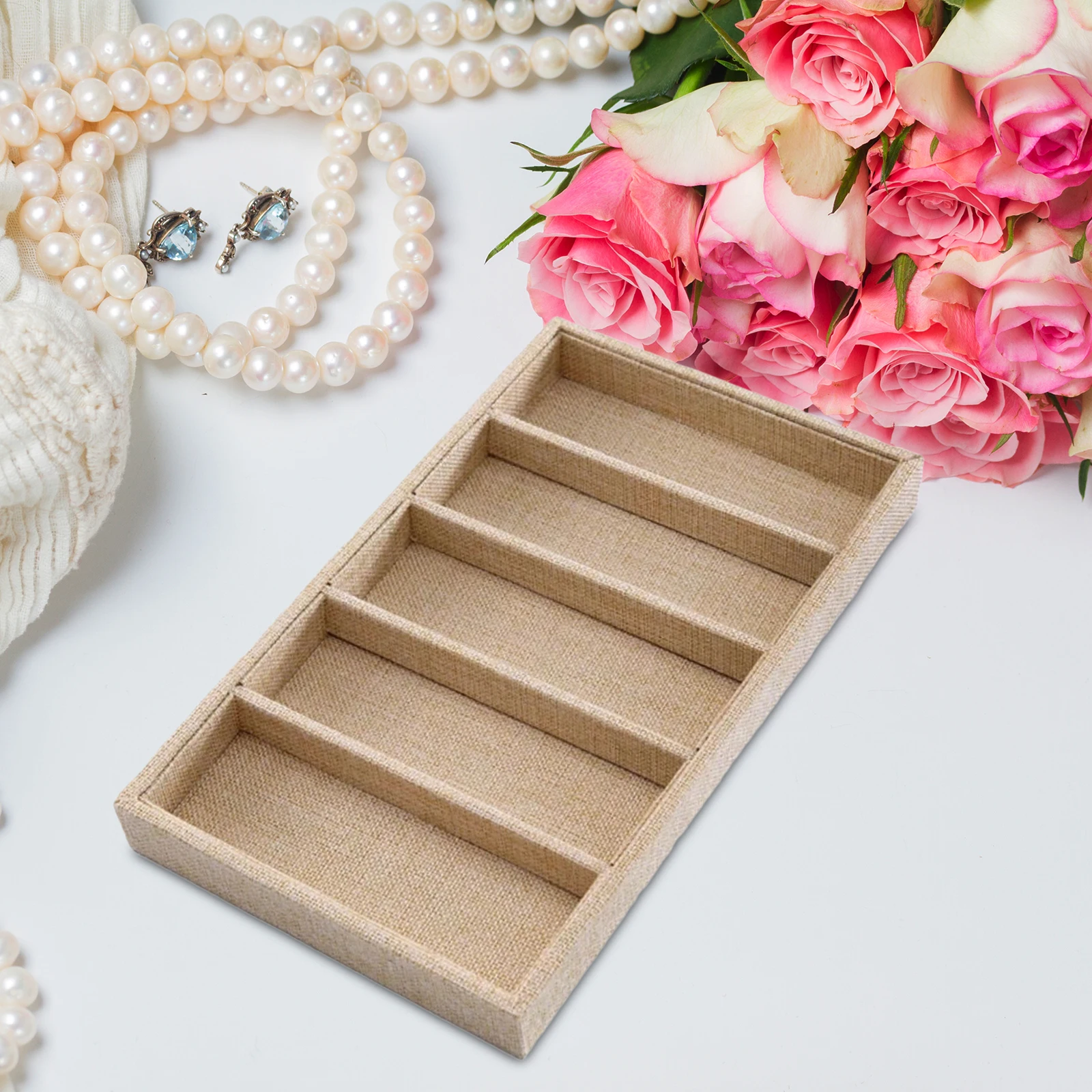 Glasses Display Tray Portable Glasses Holder Container Sunglasses Organizer for Showcase Living Room Store Apartment Home
