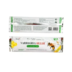 10 Packs 200 Strips Apiculture Acaricide Against Bee Mite Strip Beekeeping Medicine Bee Varroa Mite Killer HoneyBee Mite Control