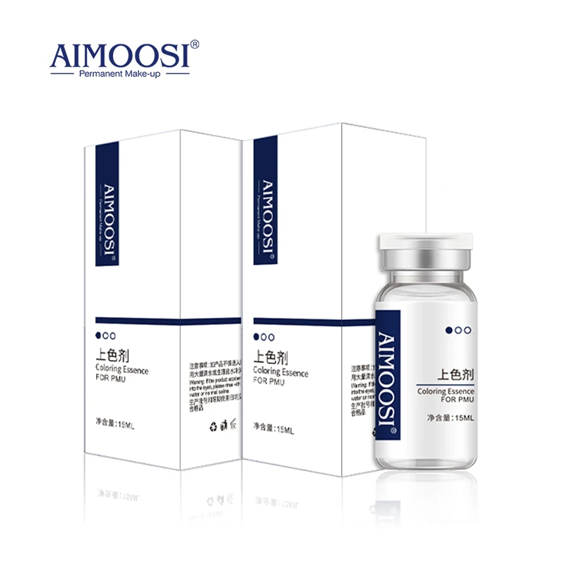 

Aimoosi Multi-Effect Essence, вспомогательная окраска для бровей, губ, подводка для глаз, боди-арт, татуировка, микроблейдинг, полуперманентный макияж Sup