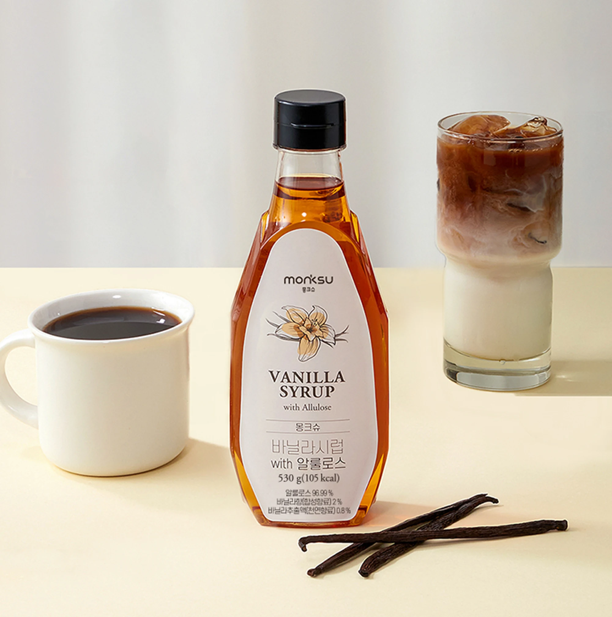 شراب قهوة مونكشو الخالي من السكر منخفض السعرات الحرارية ، بنكهة السكر ، شراب مشروب الجاودار منخفض السعرات الحرارية