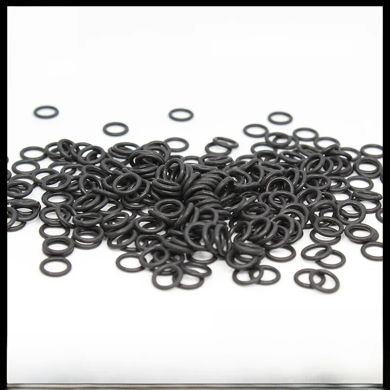 Lot de 10 joints toriques FKM en caoutchouc noir, épaisseur 1mm, Hong4/5/6/7/8/9/10/11mm, rondelle de carburant