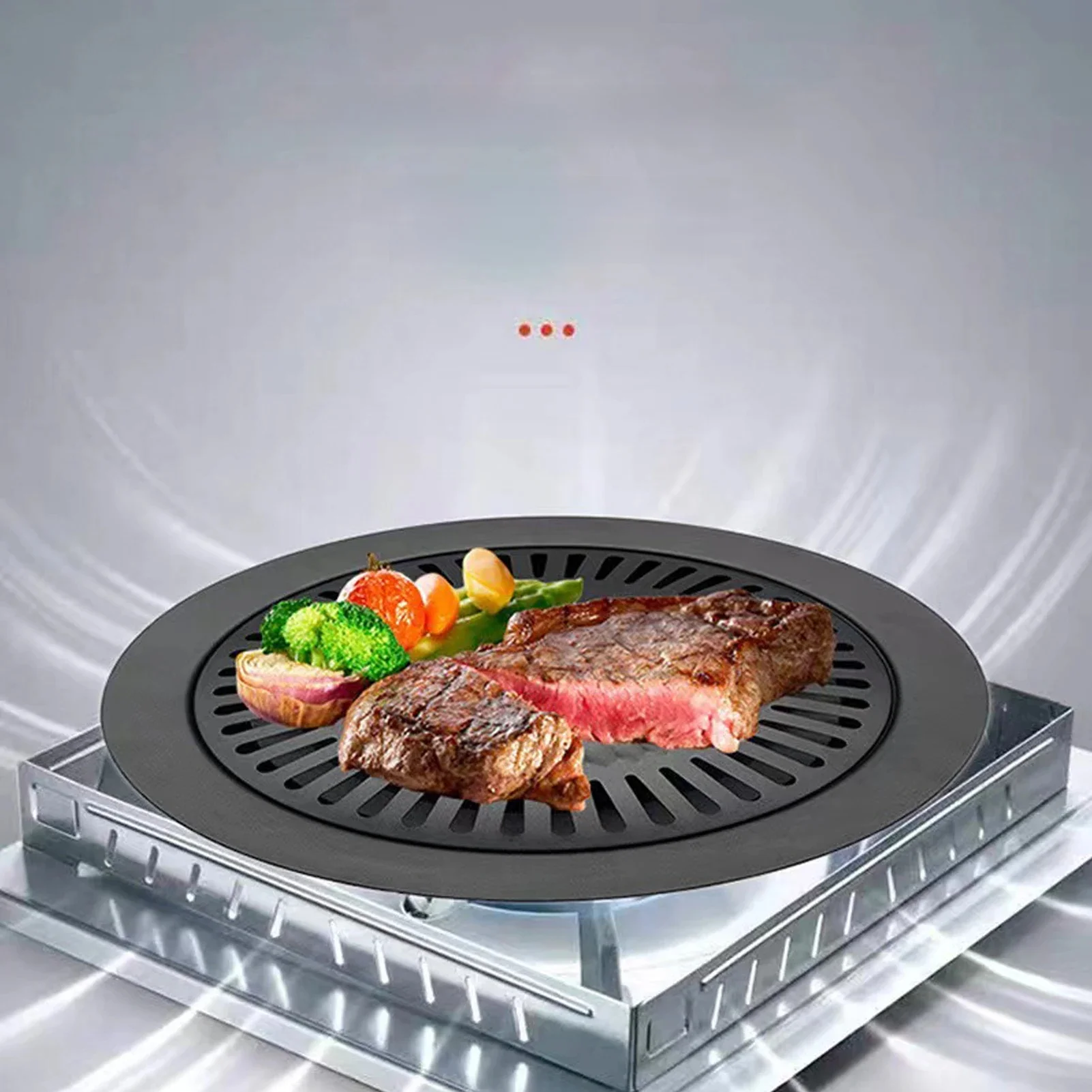 Poêle à barbecue antiarina sans fumée, poêle à barbecue coréenne, plaque de gril pour four intérieur et extérieur, outils de barbecue