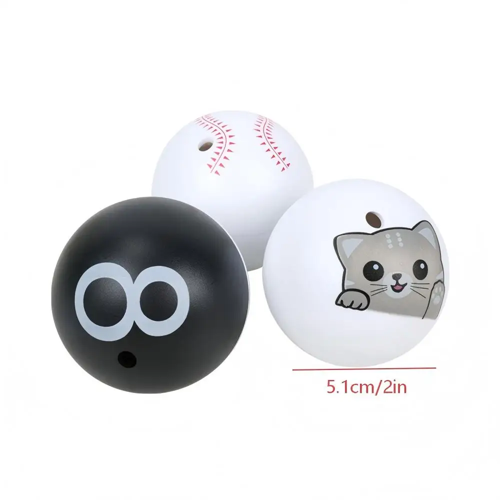 Cat Toy Ball with Catnip Squeaky Interactive Self Play Bored
