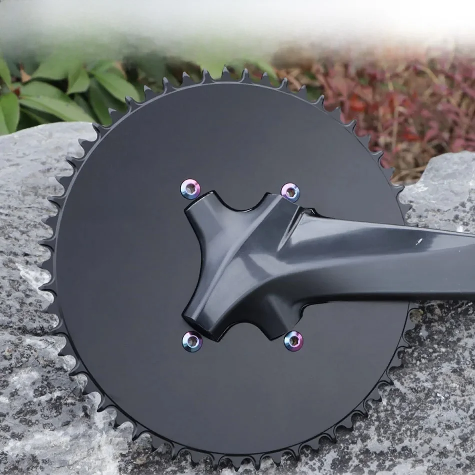 AliExpress NONE PASS QUEST 110 bcd chainring for Shimano ULTEGRA r8000 dura ace R9100 105 r7000 Narrow Wide road bike plate single dishe 54T