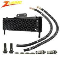 Enfriador de aceite de motor de motocicleta M8 M10 para KTM Honda Kawasaki 140CC 150CC 160CC refrigeración de aceite con manguera sistema de radiador de Motocross
