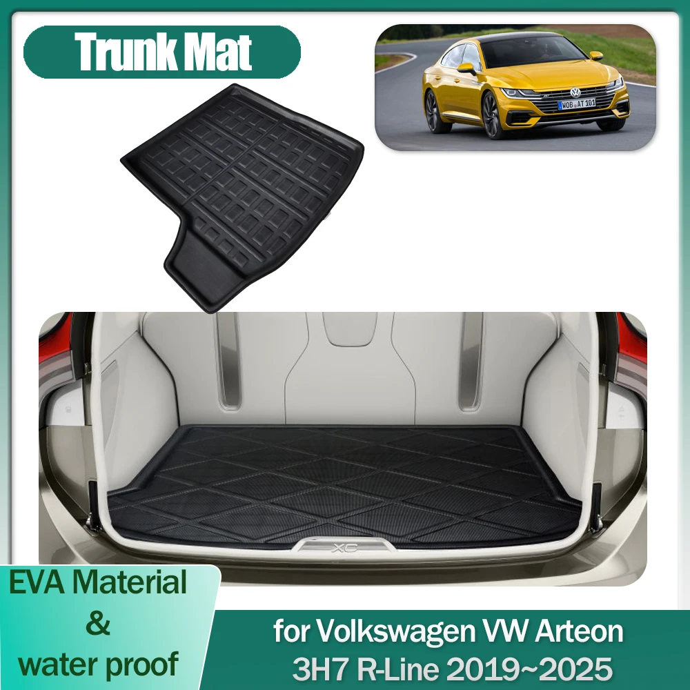 

Trunk Mat for Volkswagen VW Arteon 3H7 R-Line 2019~2025 Boot Liner Cargo Floor Tray Luggage Carpet Waterproof Cover Accessories