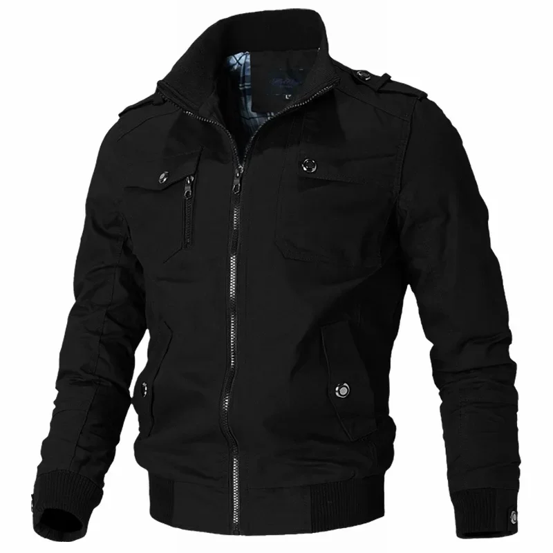Blouson aviateur militaire mince pour hommes, manteau coupe-vent décontracté, vêtements d'extérieur à la mode, printemps, automne, nouveau, chaud, 2023