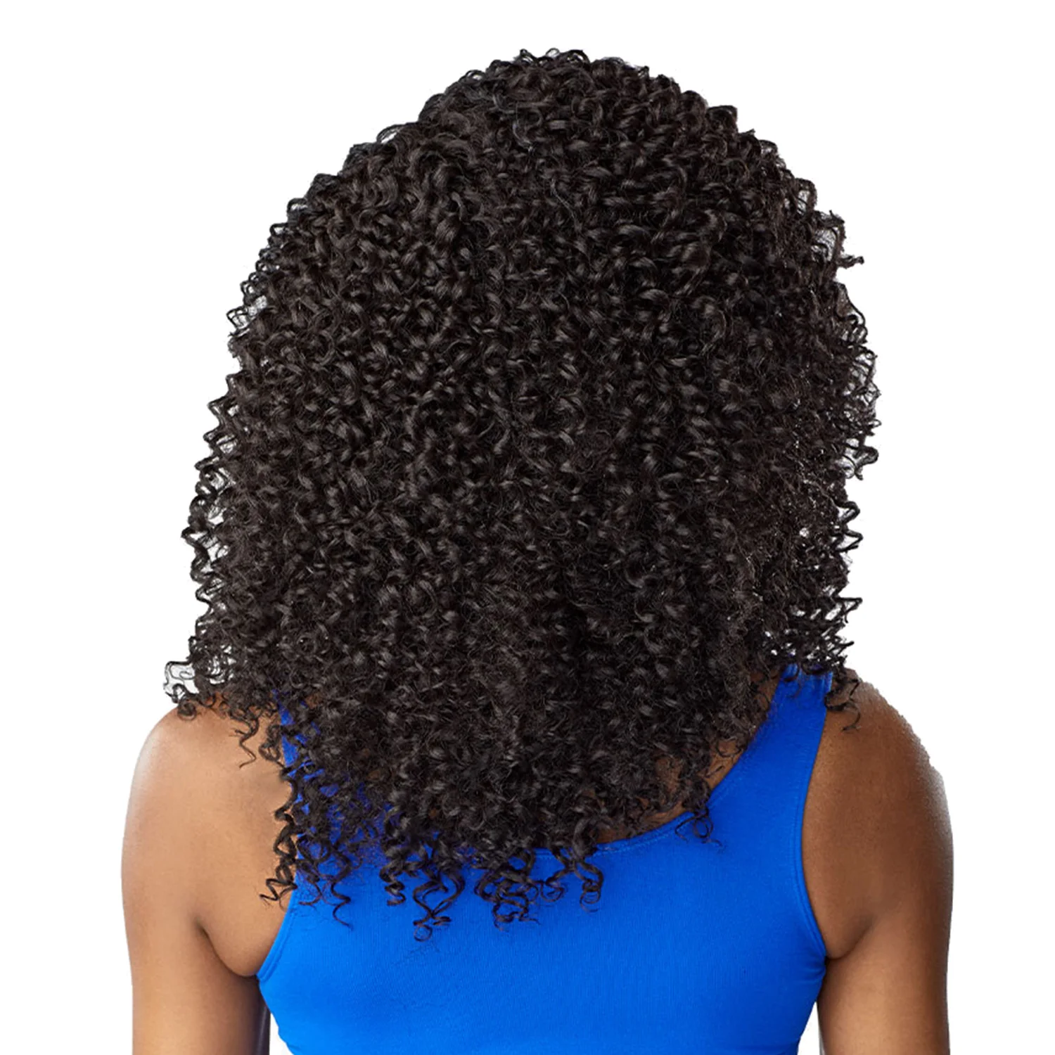 Sensationnel Textured Synthetic Clip-Ins Weave Curls Kinks N Co Rule Breaker 10"(9Pcs)