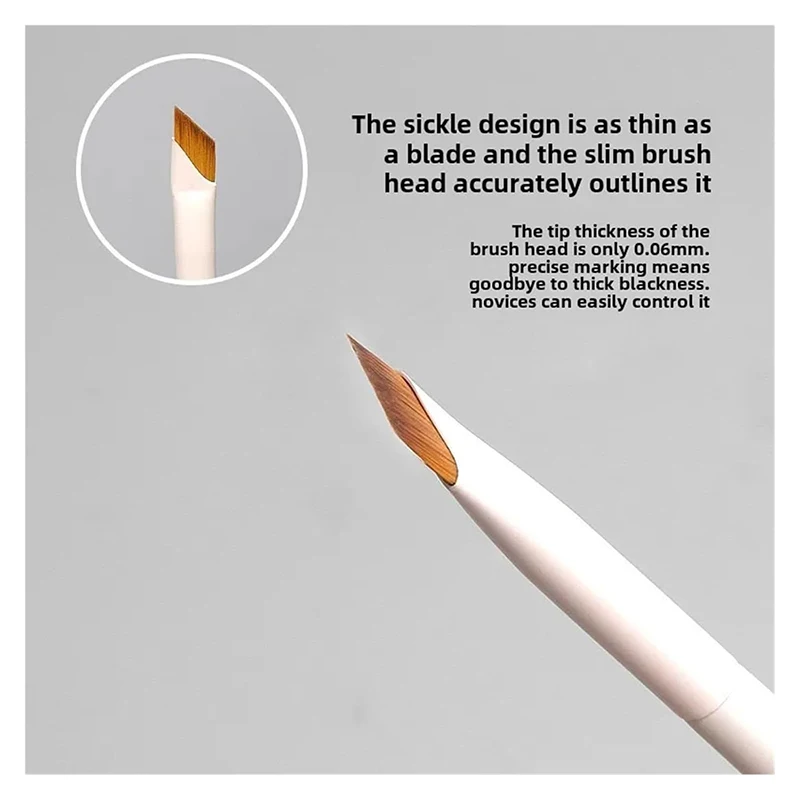 Profesjonalne pędzle do makijażu (3 sztuki), włókno syntetyczne + drewno, nie rysują, nie traci włosków, niezbędne do aplikacji makijażu