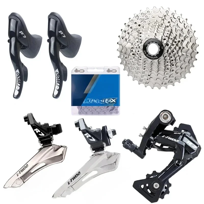LTWOO R7 2x10 speed Racefiets kit Shifters Hendel Remderailleur X10 Ketting 10V Cassette 20S groepset met fow TIAGRA 4700 - afbeelding 2