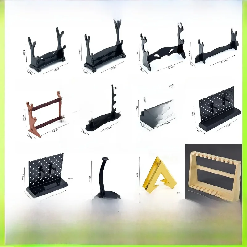 Porte-couteau Anime de différentes tailles, accessoires de Collection, périphérique de jeu en plastique multicouche, présentoir d'armes stéréoscopiques, support d'épée