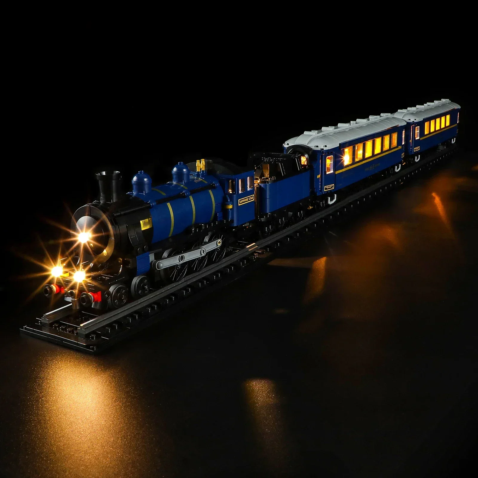 Hprosper 5V LED-Licht für 21344 die Orient Express Zug dekorative Lampe mit Batterie kasten (ohne
