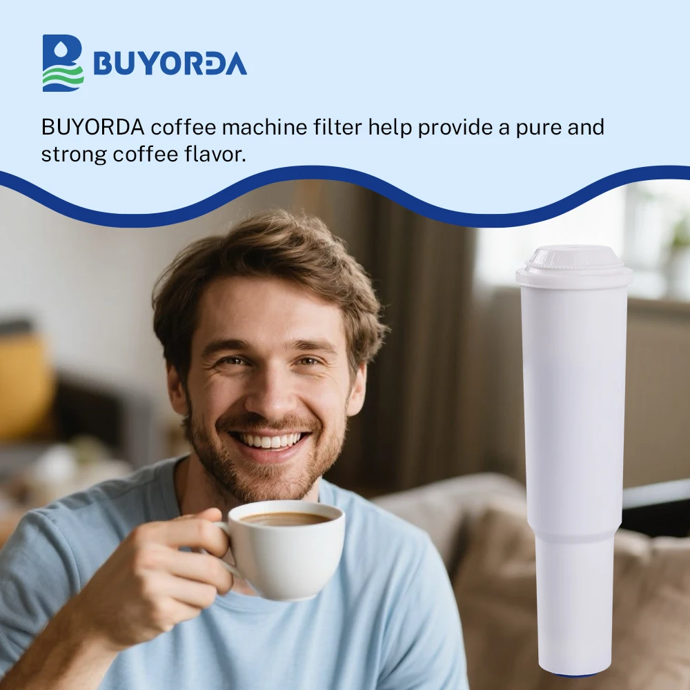 Замена водяного фильтра для кофемашины Buyorda для Jura Clearyl White, совместимого с автоматическими машинами серии Jura E8 ENA