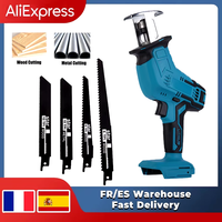 Electric recipropating Saw Cordless Adjustable Variable Speed Metal Wood baking Tool Electric Saw For Makita 18V Battery