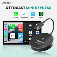 OTTOCAST Express MINI Wired to Wireless 2 in 1 CarPlay Android Auto Adapter Dongle Car Accessories for Benz Audi VW Kia Toyota