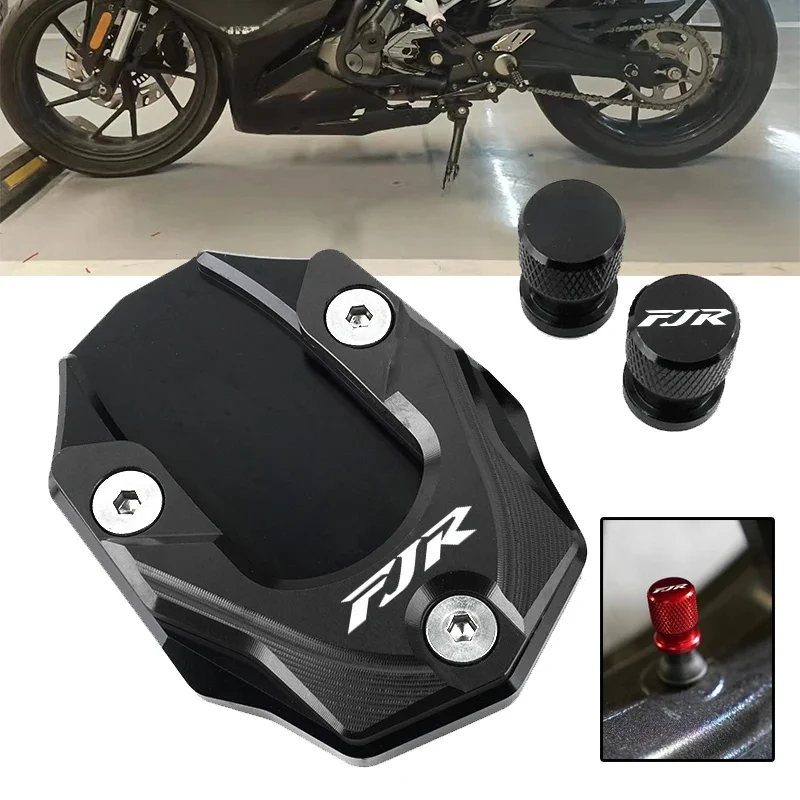 Accessoires de Scooter Moto béquille agrandir plaque pied Support couverture béquille latérale Extension pour YAMAHA FJR1300 FJR 1300 2001 - 2019